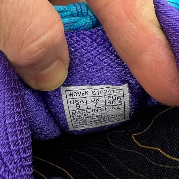 Saucony Womens 9 Omni 13 Running Shoes Silver Blue Lace Up Athletic Breathable - Picture 7 of 13